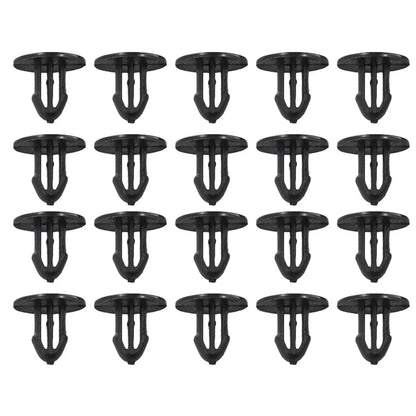 Clip / 10mm / Cowl Grille Clip Nylon Stem 20pcs for Civic Del Sol