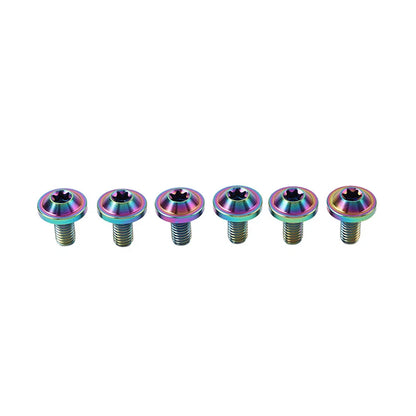 6 x M6x20mm Alloy Torx Head Screws for Motorcycle Bike
