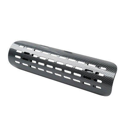 Curved Exhaust Muffler Pipe Heat Shield Cover for Motorcycle - Carbon