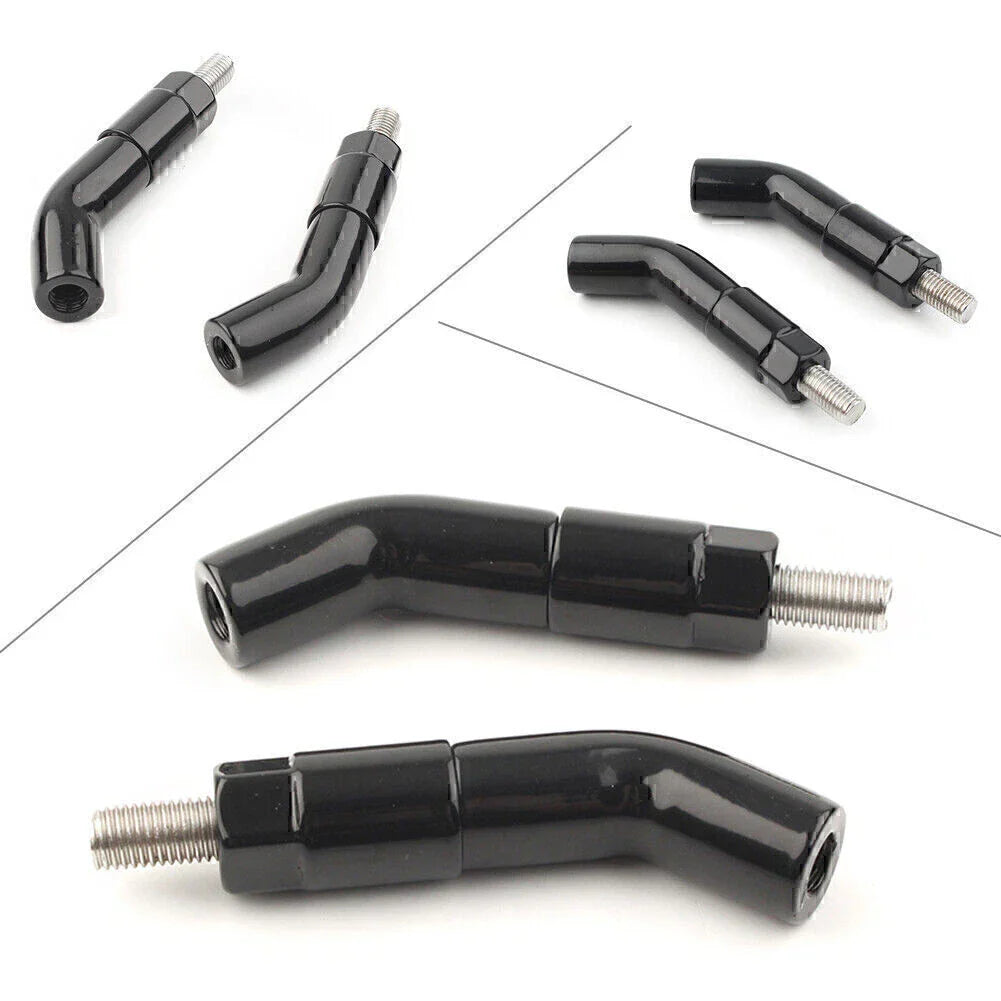 Black Mirror Stem Extenders for Harley Iron 1200 XL1200NS (2018-2019)