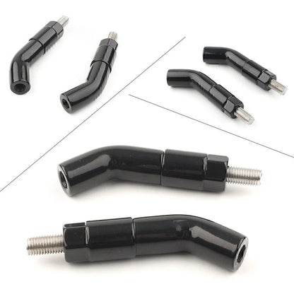 Black Mirror Stem Extenders for Harley Iron 1200 XL1200NS (2018-2019)