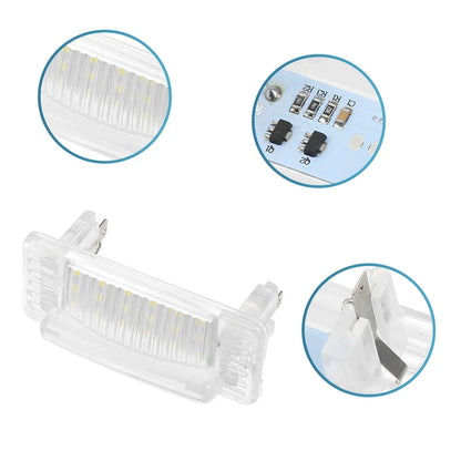 2 x Car License Plate Lights for Mercedes-Benz Sprinter 1995-2006