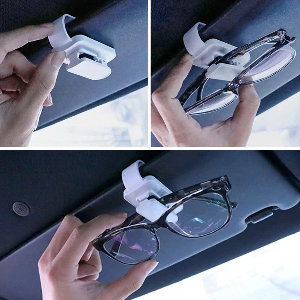 Universal Sun Visor Clip Holder for Glasses, Sunglasses, Cards