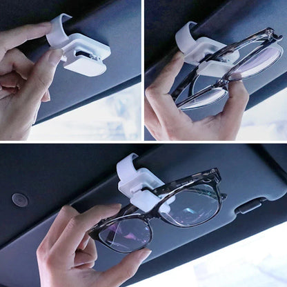 Universal Sun Visor Clip Holder for Glasses, Sunglasses, Cards