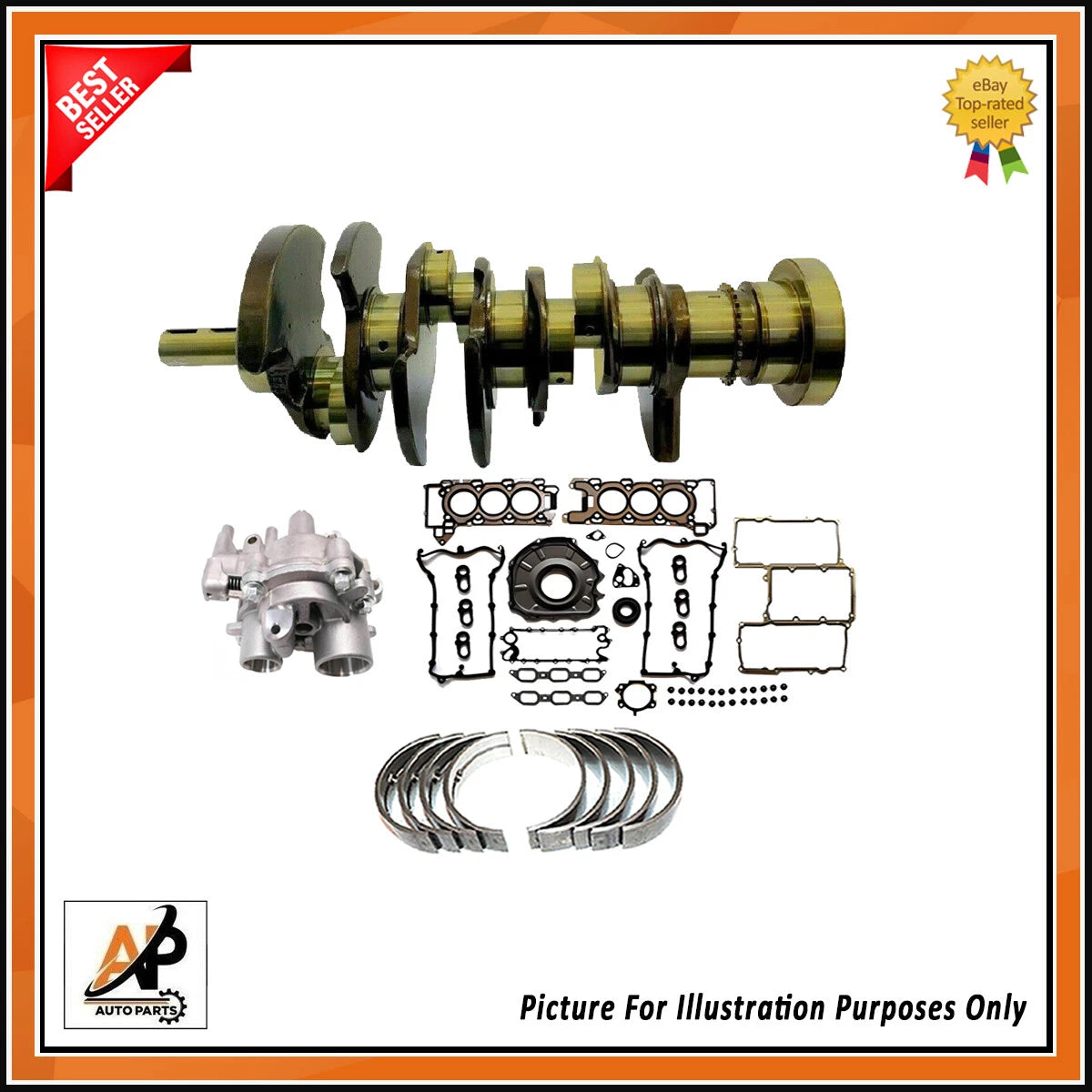 Crankshaft for Range Rover Jaguar 3.0 Supercharged 306PS (2010–2012)