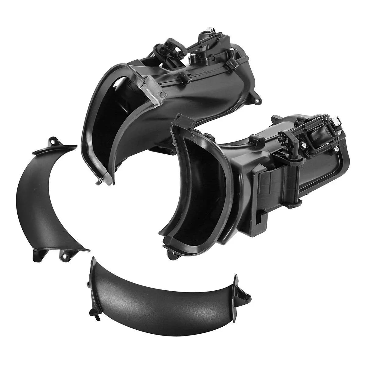 Black Front Fairing Air Duct for Harley Touring Road Glide (2015-2024)