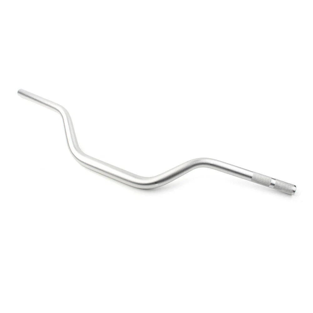 1 1/8" Mid Handlebar Fat Bars for Dirt Pit Bike Motorcycle ATV MX Silver
