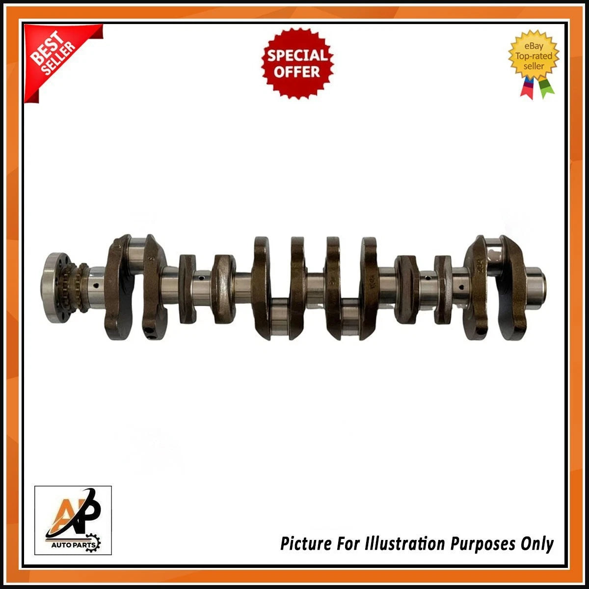 Crankshaft Replacement with Bearings for BMW X4 F26 XDrive 30d 35d (2015–2017)