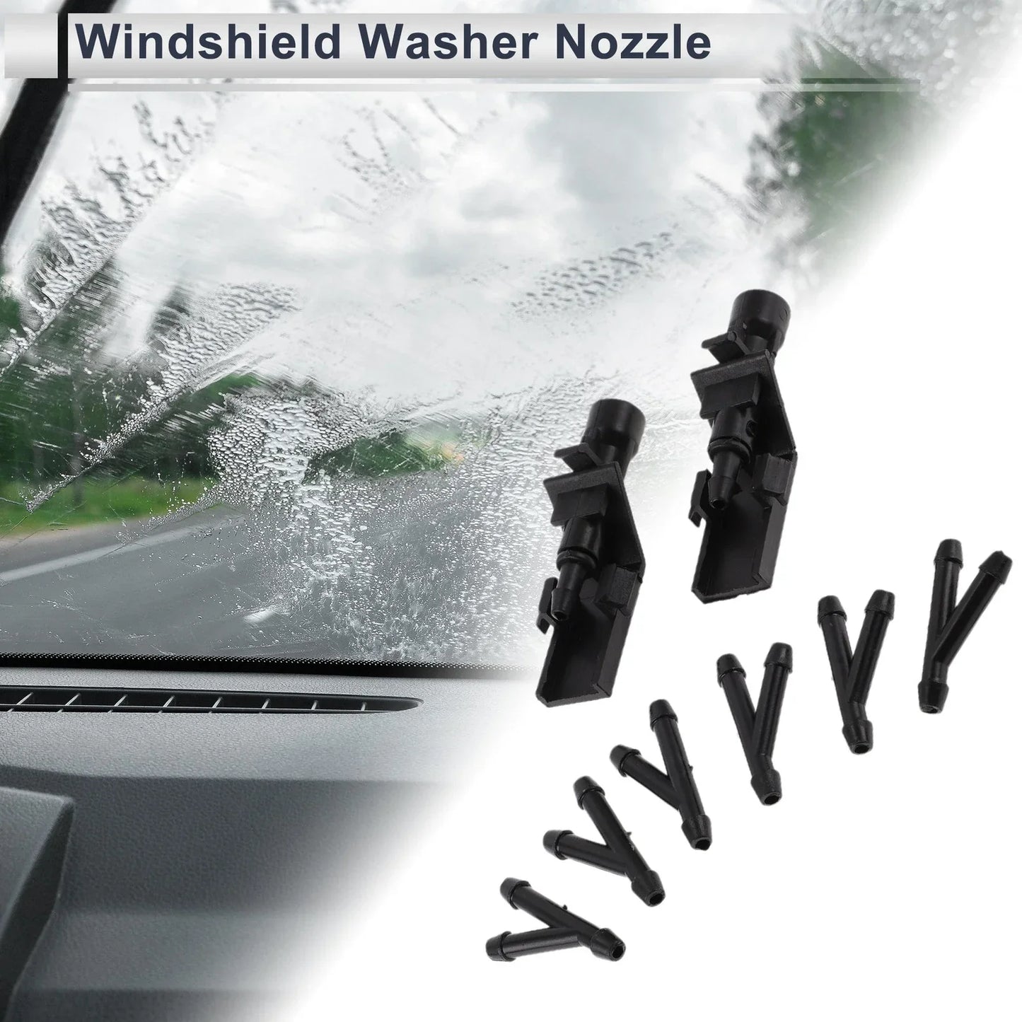 Washer Nozzle w/ 6 x Hose Connectors for Honda (2016-2023)