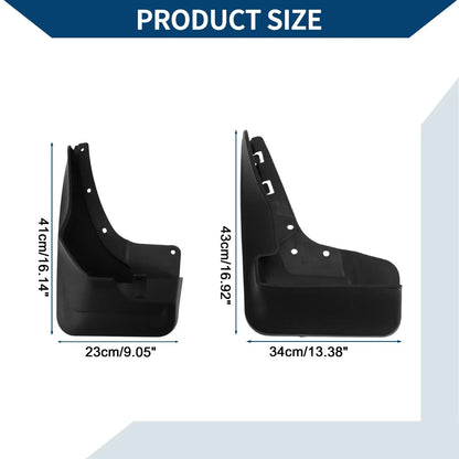 Mud Flaps Splash Guards Set for Mercedes-Benz GLE (2015-2019)