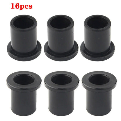 16 x Black Front & Rear Suspension Bushings for Arctic Cat (Various Years)