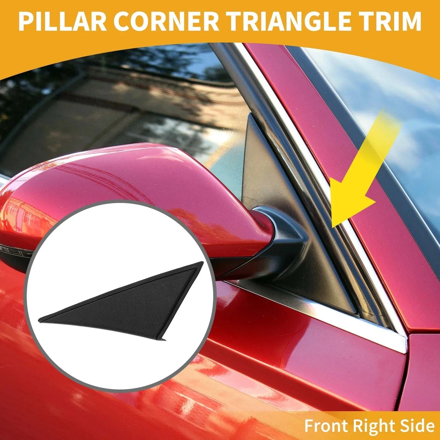 Front Right Side Pillar Triangle Trim for Hyundai Tucson (2005-2010)