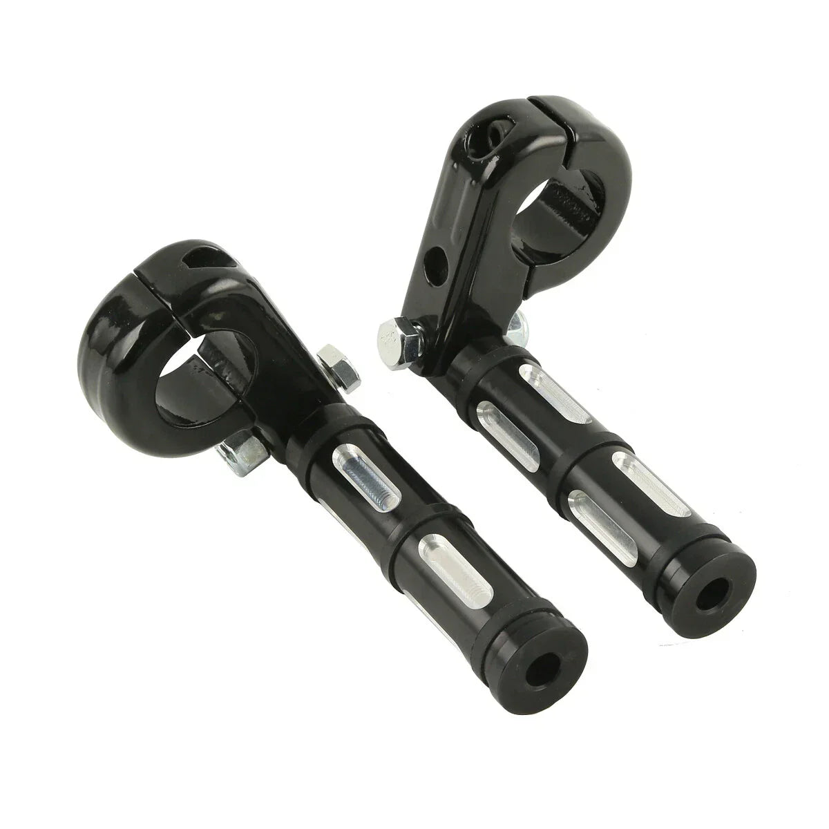 1 1/4" Highway Bar Footpeg Pegs Clamps for Harley Touring Sportster Softail