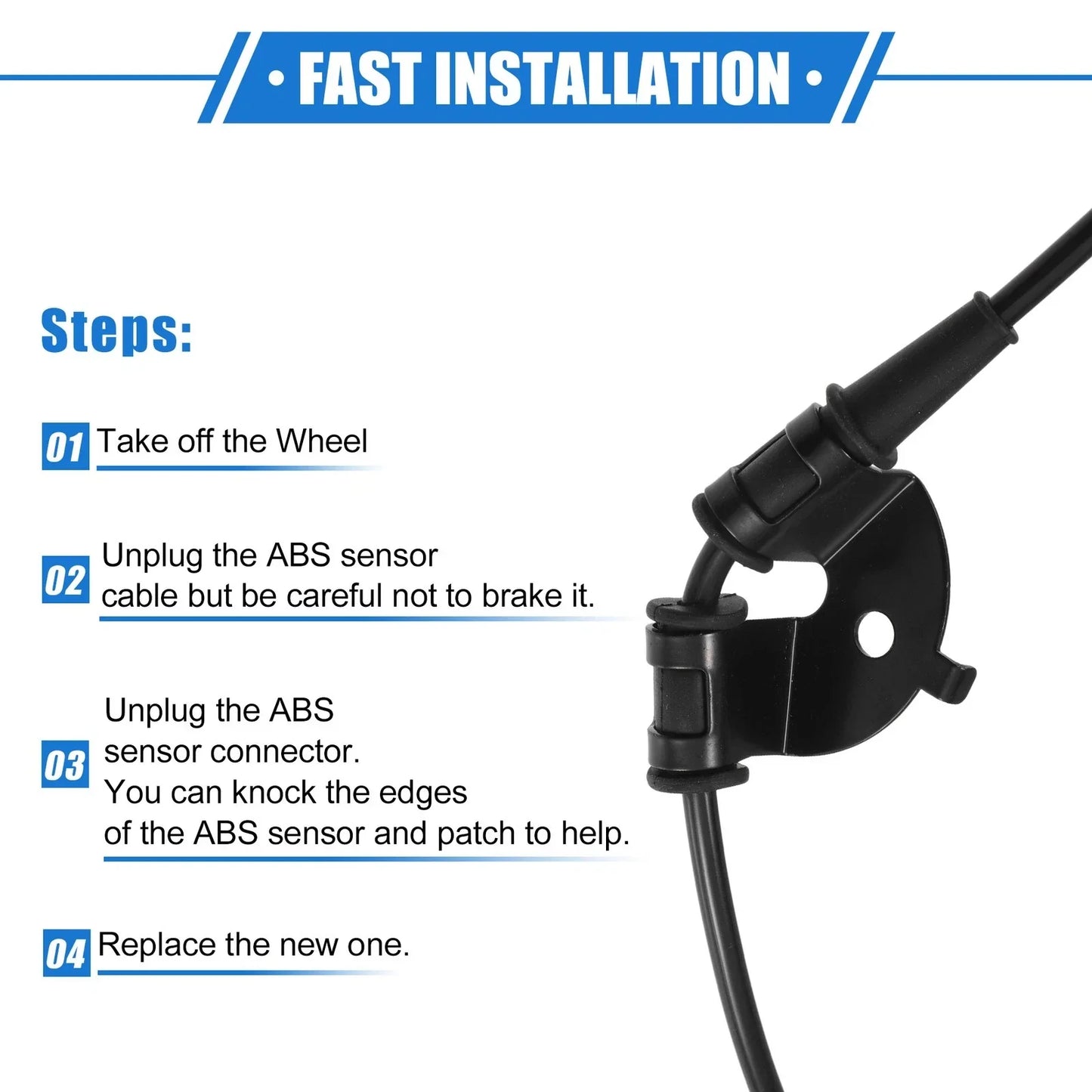 ABS Wheel Speed Sensor for Hyundai Tucson Rear Left Side (2010-2015)