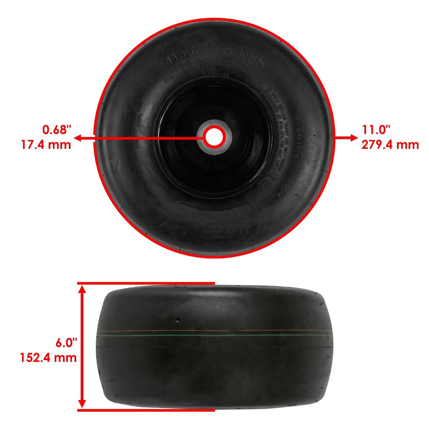Deck Caster Wheel Replacement for Cub Cadet ZT1-42 ZT1-46 (2019–2025)