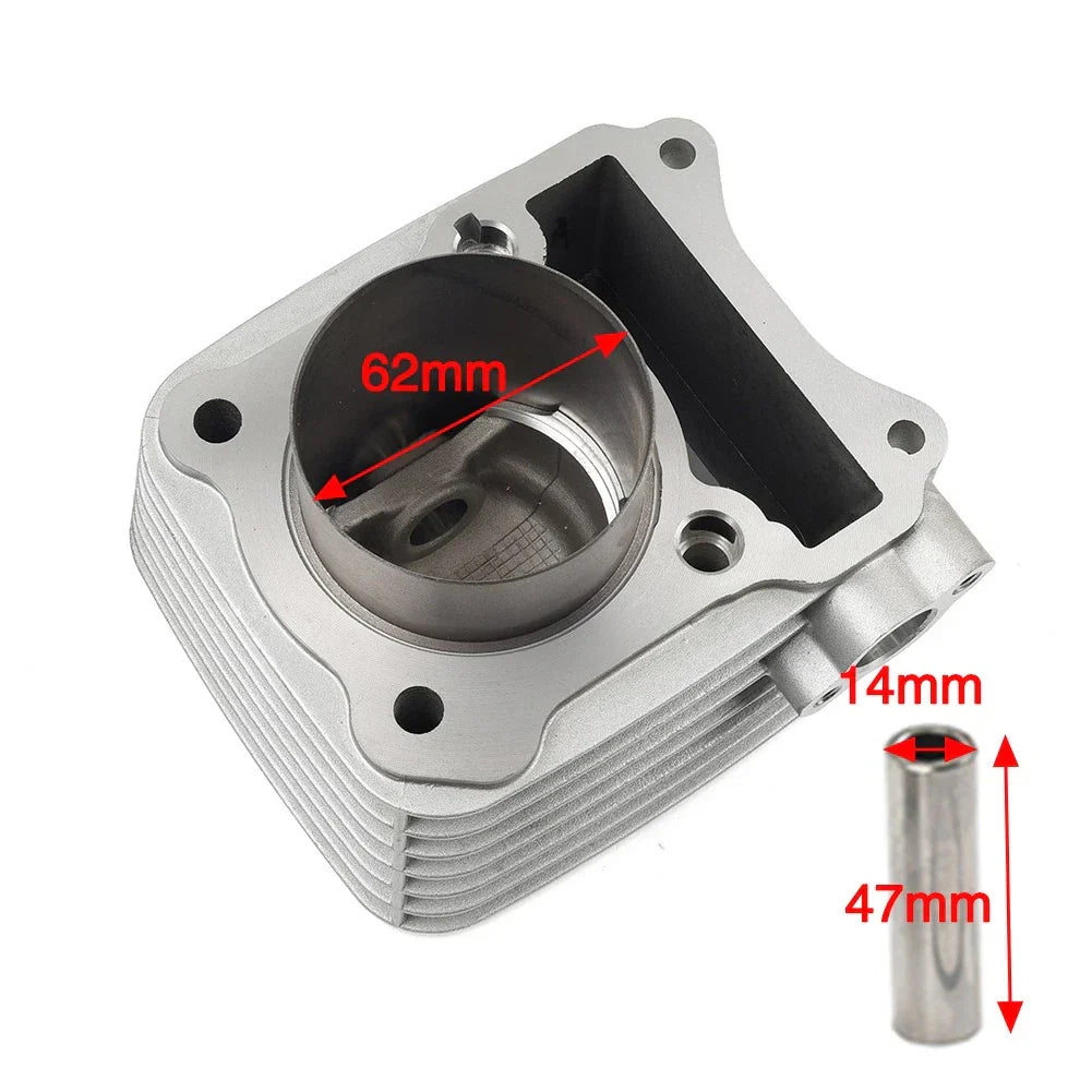 62MM Big Bore Cylinder Piston Kit for Suzuki GN125 EN125 GS125 GZ125 DR125