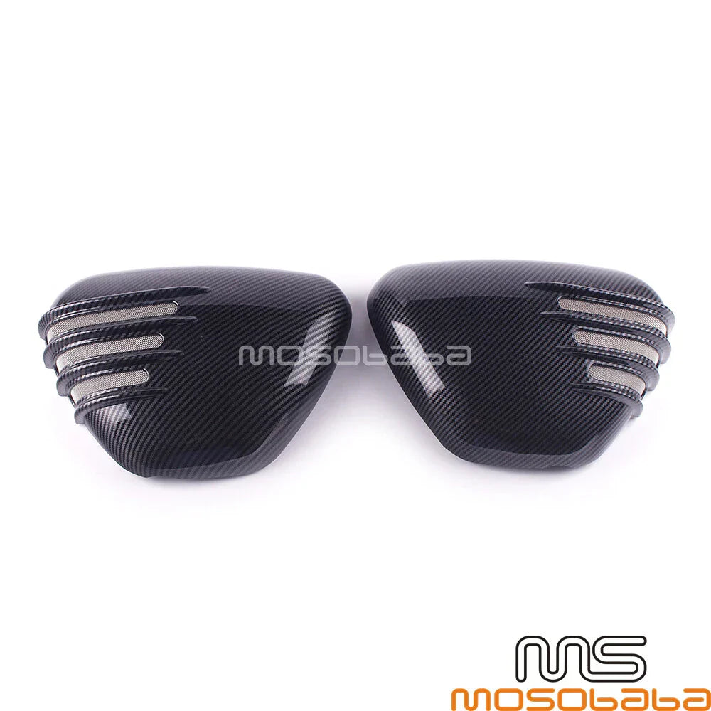 Ribbed Battery Side Panel Covers for Triumph Bonneville Street Twin/Cup 900