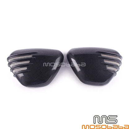 Ribbed Battery Side Panel Covers for Triumph Bonneville Street Twin/Cup 900
