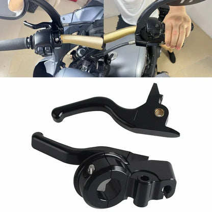 Handlebar Hand Brake Clutch Lever for Harley Touring Road Glide Road King (21-23)