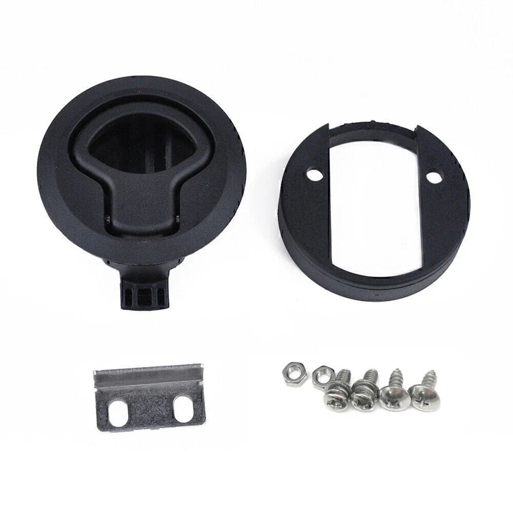 2" Flush Pull Slam Latch for Boat Deck Hatch Door Lock (No Lock Core)