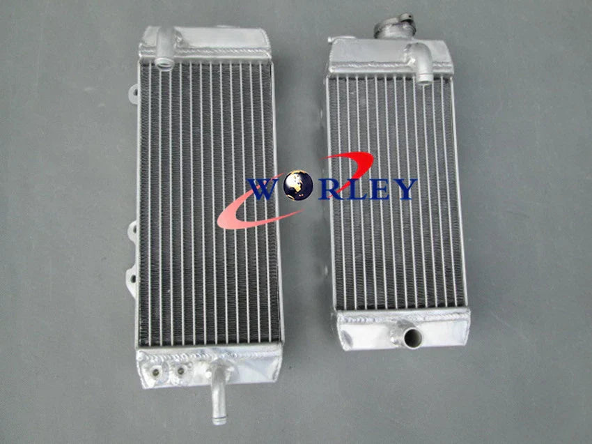 Aluminum Radiator + Blue Silicone Hoses for Kawasaki KXF250 KX250F (2011-2016)