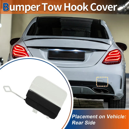Rear Tow Hook Cover for Mercedes-Benz A-Class (2019-2023) Diamond White
