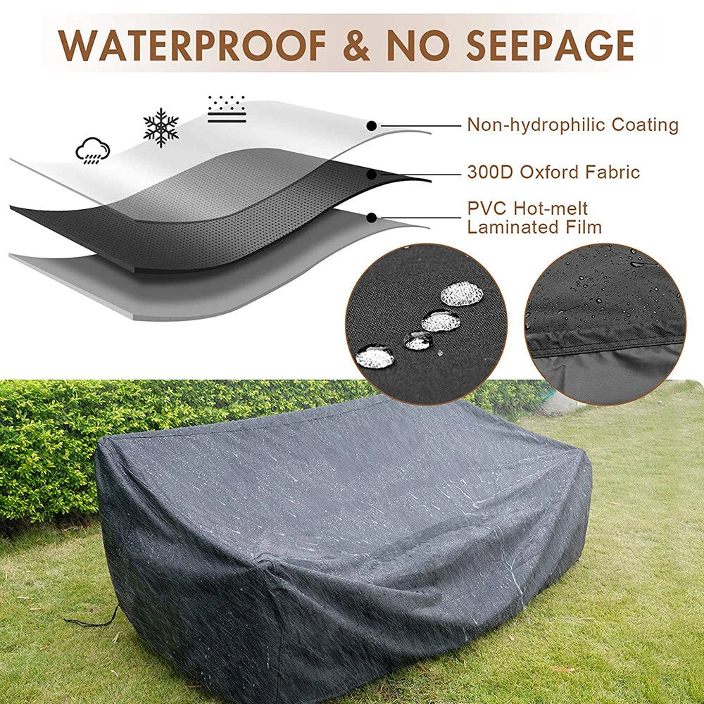 Waterproof Outdoor Furniture Cover for Patio Coffee Table & Chair Set