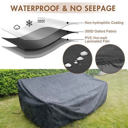 Waterproof Outdoor Furniture Cover for Patio Coffee Table & Chair Set
