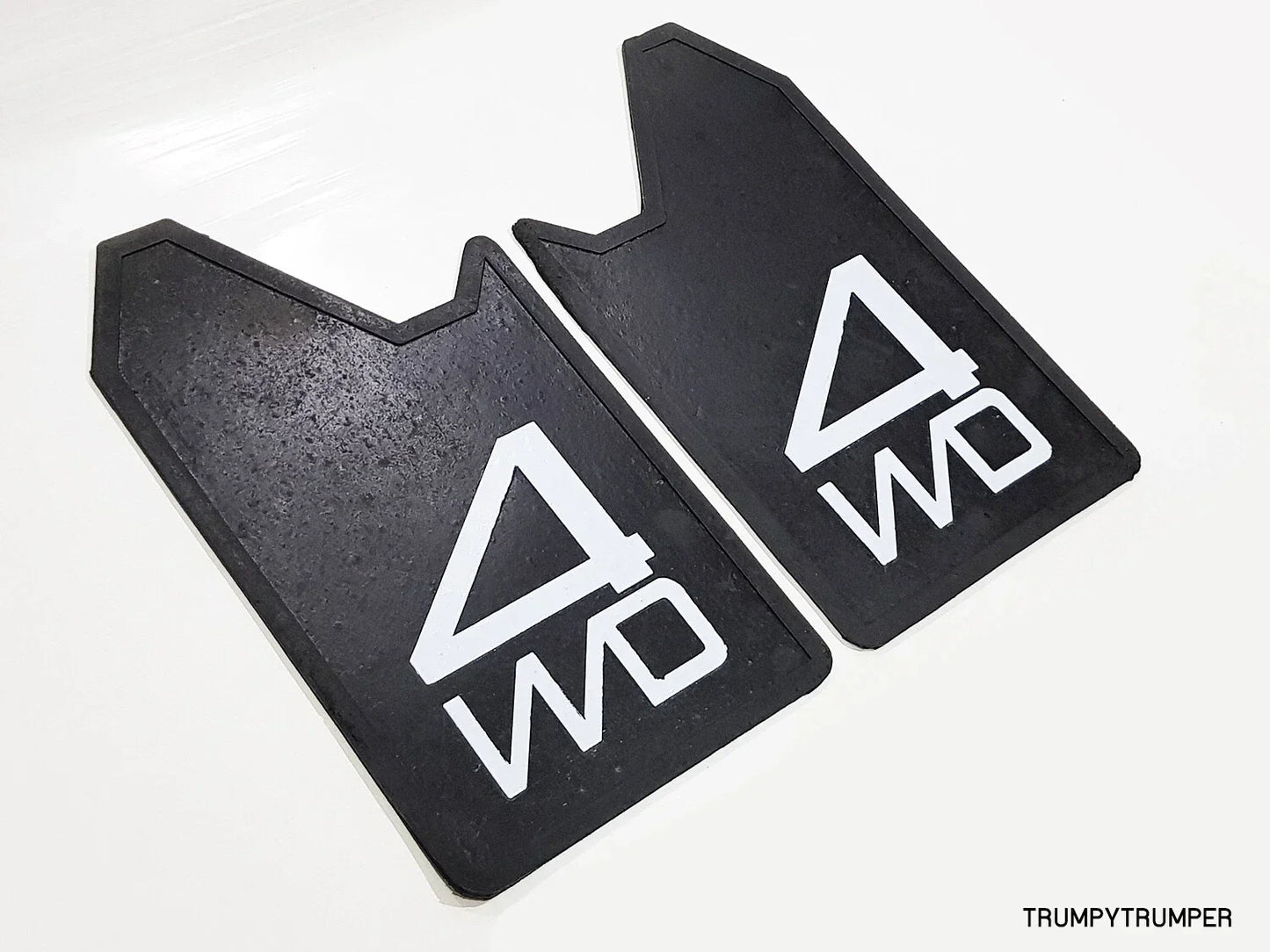 4WD 4X4 Off-Road Mud Flaps Splash Guards for Universal Car Truck Black Rubber