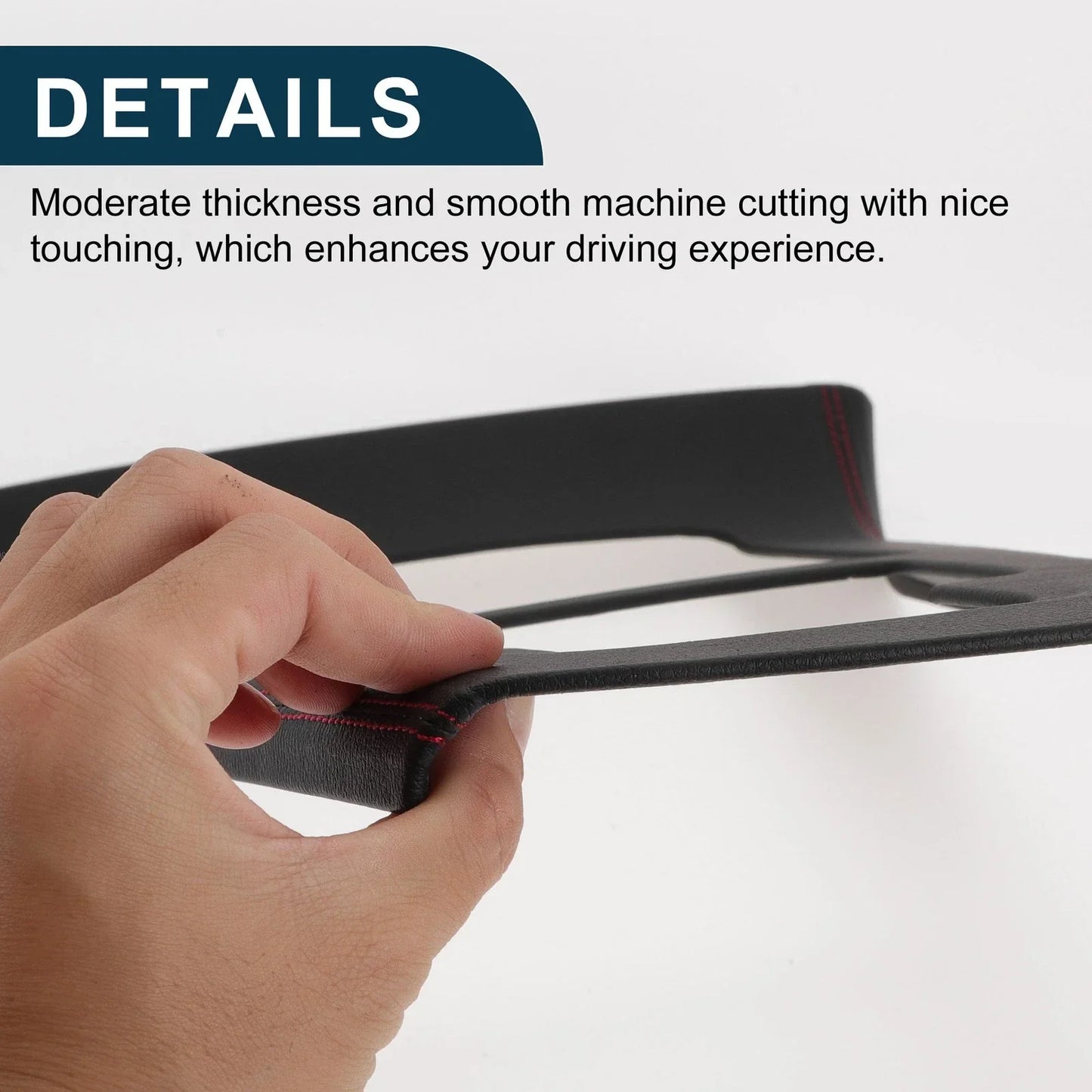 Center Console Panel Sticker for Mercedes-Benz GLA Class (2020-2021) Black Red