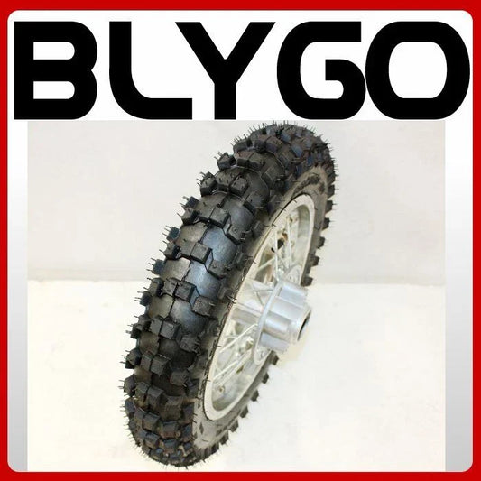 10" Rear Disc Brake Wheel Rim Knobby Tire for PIT PRO Dirt Bike