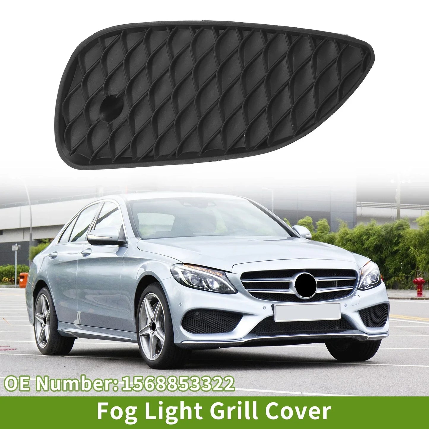 Front Left Fog Light Grill for Mercedes Benz GLA250 (2015-2017)
