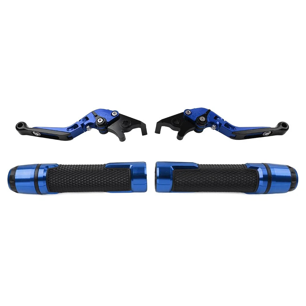 Folding Extendable Brake Clutch Levers & Handlebar Grips for Aprilia Tuono V4 (2011-2023)