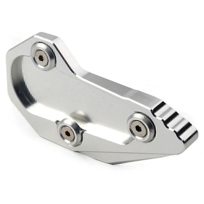 Silver Kickstand Side Stand Pad for BMW R1200R R1200RS LC (2015-2016)