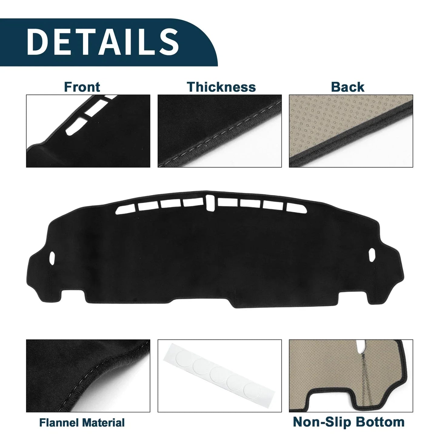 Dashboard Dash Cover Mat for Honda N-BOX/N-BOX Custom JF5/JF6 (2017-2023)