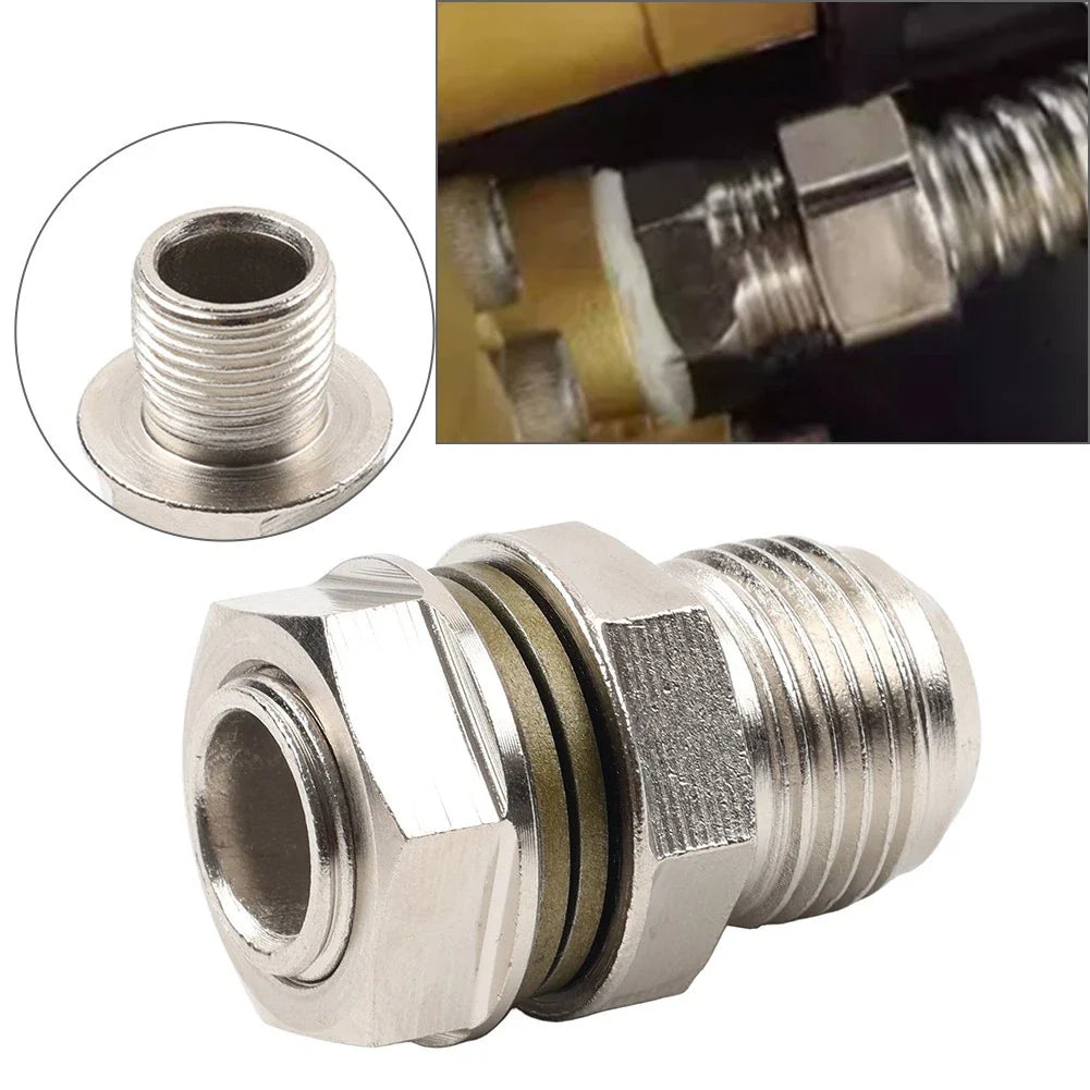 Turbo Oil Pan Drain Adapter Fitting for 10AN to M18x1.5mm (No Weld)
