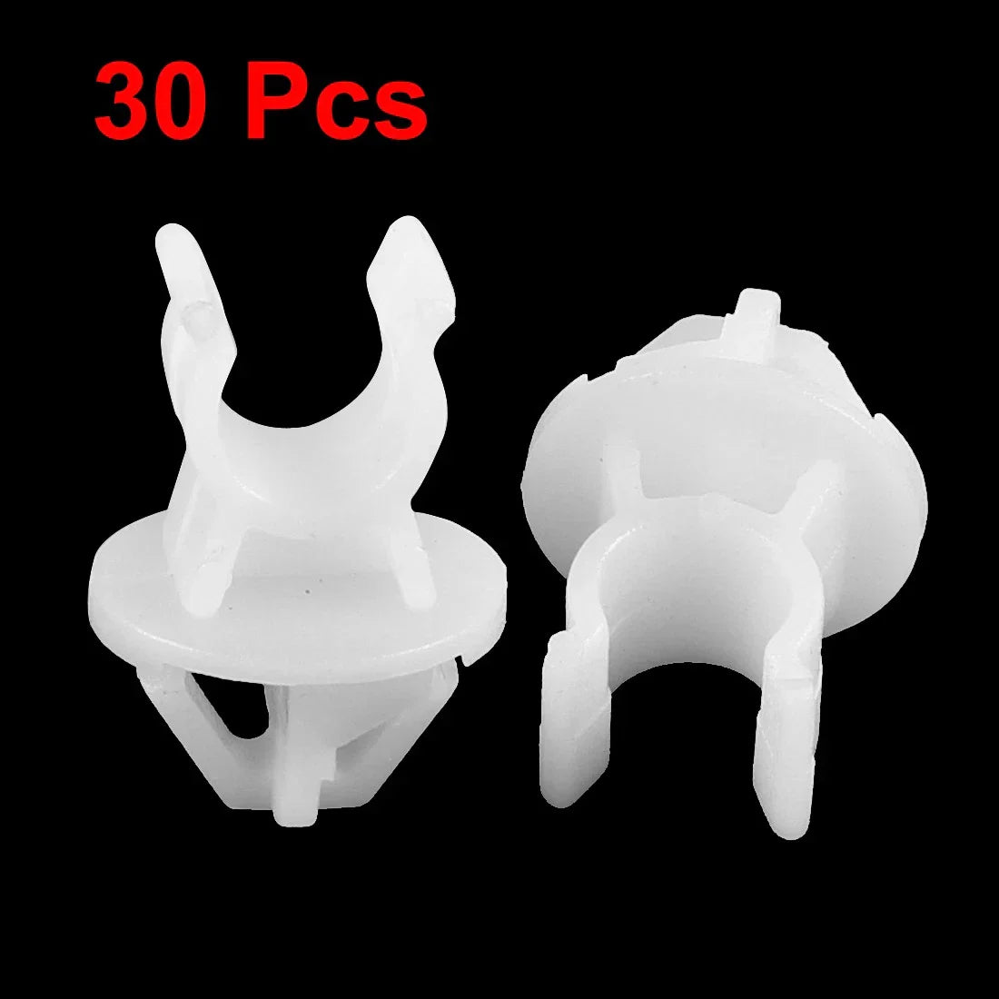30 x White Plastic Car Hood Bonnet Prop Rod Clip Supports for Honda