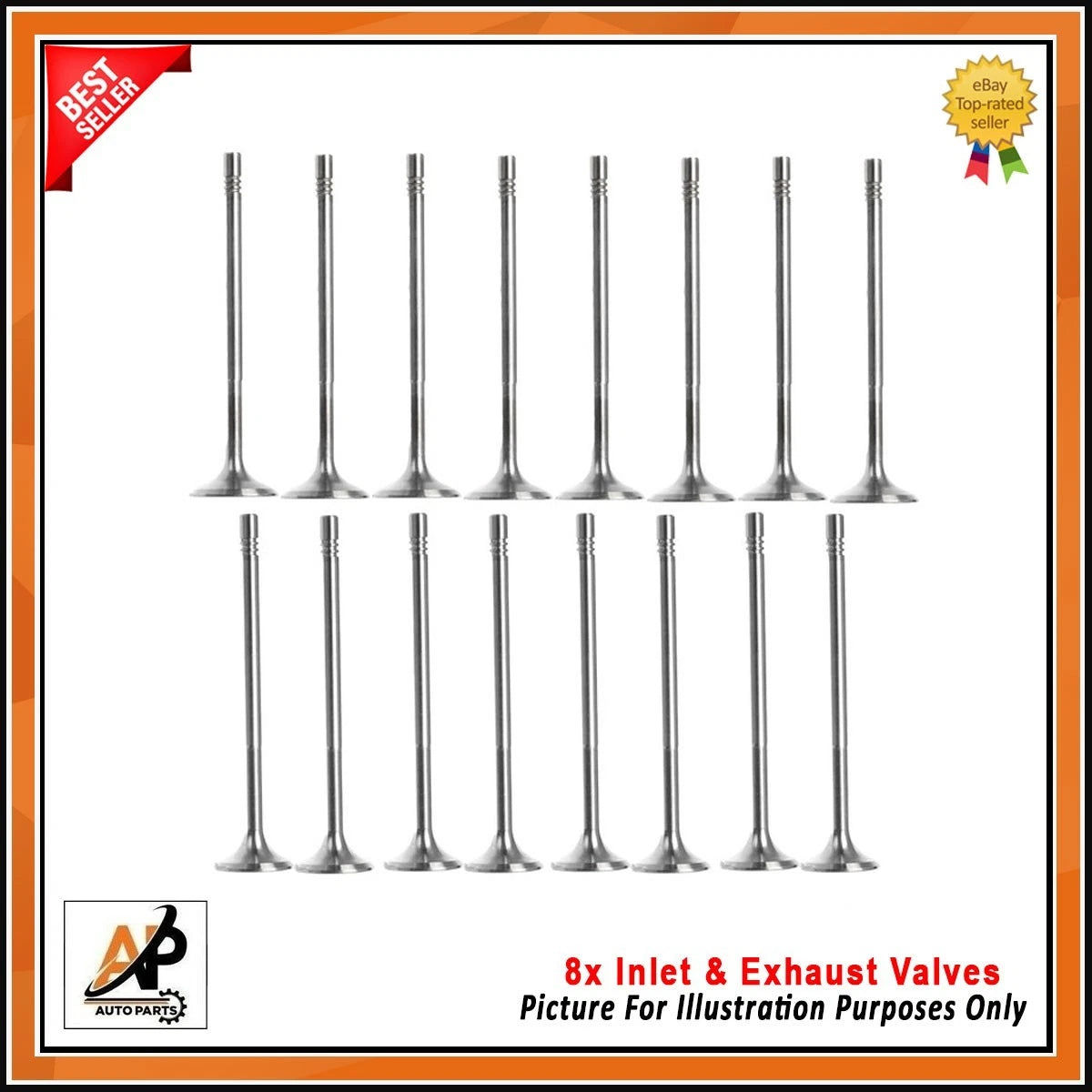 Exhaust Inlet Valves Heavy Duty Kit for Mercedes-Benz A B C E (2010–2016)