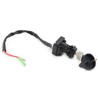 Motorcycle Ignition Key Switch for Kawasaki Bayou 220 KLF220 (1996-2002)