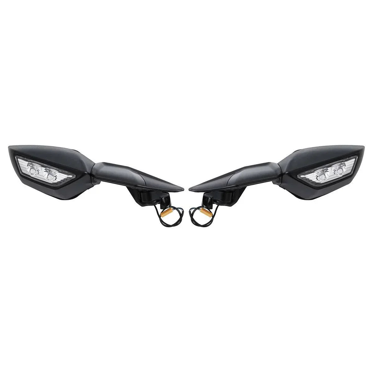 Rear View Mirrors W/ LED Turn Signals for Kawasaki Ninja H2 (2015 - 2024)