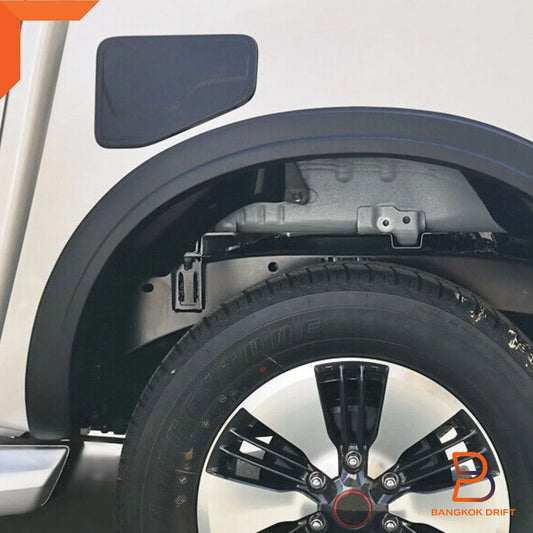 3" Smooth Matte Black Slim Fender Flares for Isuzu D-Max UTE (2020-2023)