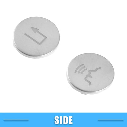 Steering Wheel Button Covers for Mercedes-Benz ABS Silver Tone 12 x Pieces
