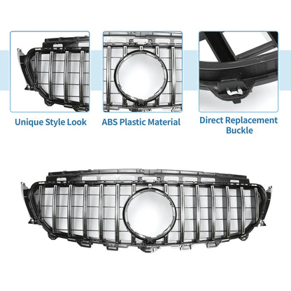 Front Upper Bumper Grille for Mercedes-Benz E200 (2016-2020)
