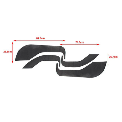 4 x Car Door Anti Kick Pad Protection Covers for Ford Mustang Mach-E (2021-2022)