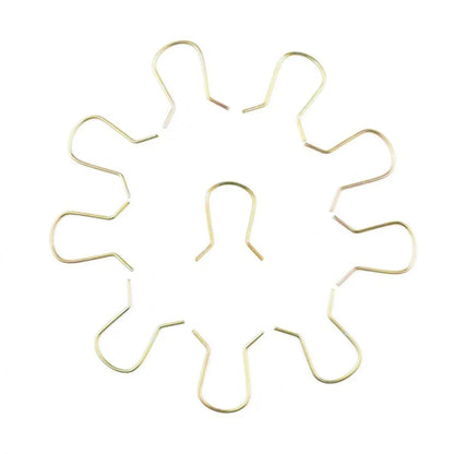 Universal Omega Shape Retaining Clip Clamps For Window Crank Assembly 10 Pcs D10
