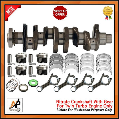 Crankshaft with Engine Rebuild Kit for Land Rover 2.0 Diesel 204DTA (1994–2005)