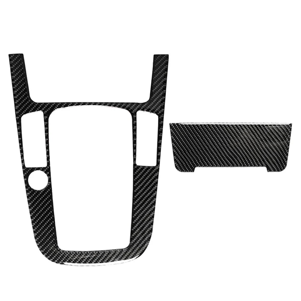 Carbon Fiber Gear Shift Panel Cover Trim for Audi A4 S4 A5 (2009-2023)
