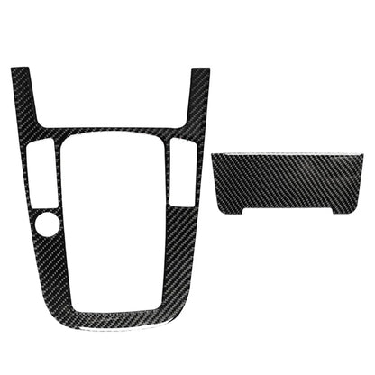 Carbon Fiber Gear Shift Panel Cover Trim for Audi A4 S4 A5 (2009-2023)