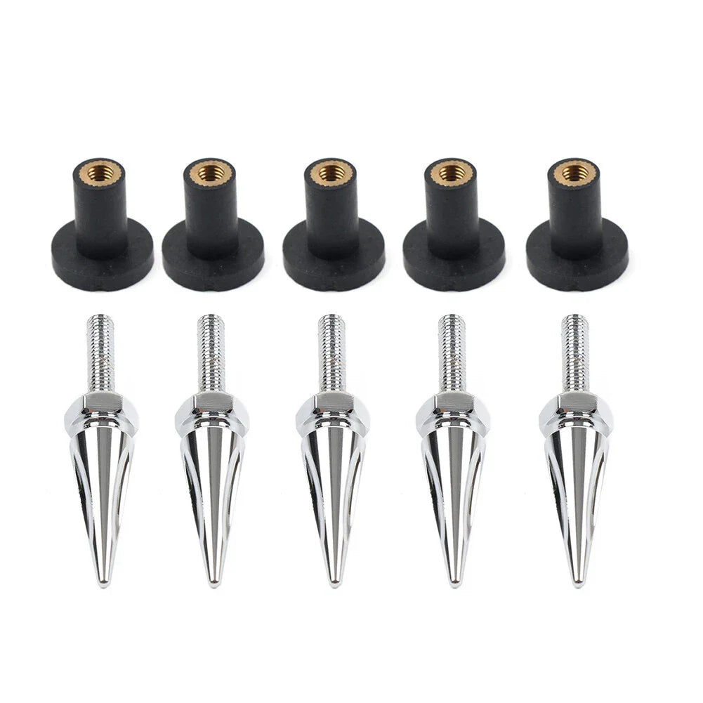 Spike Windshield Fairing Well Nut Bolt Kit for Harley Road Glide Custom (2008-2023)