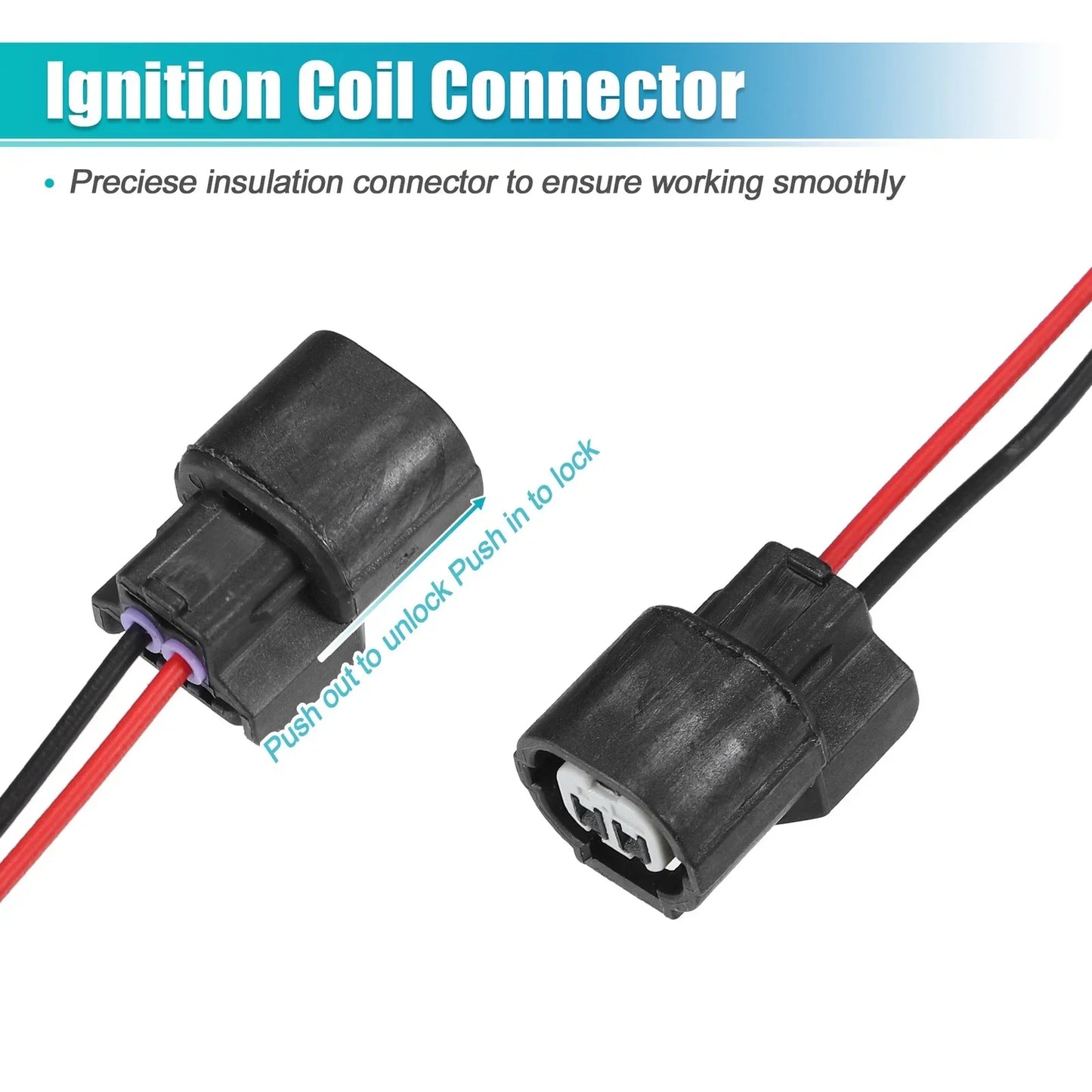 Fuel Injector Wire Pigtail Connector Repair Kit for Honda Pioneer 1000 (2016-2023)